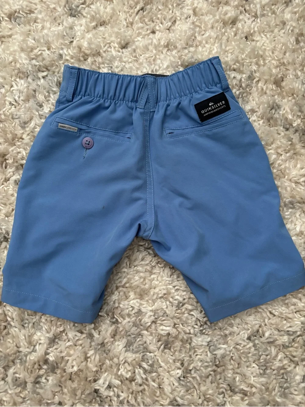 Quiksilver Boys Light Blue Pull-On Shorts